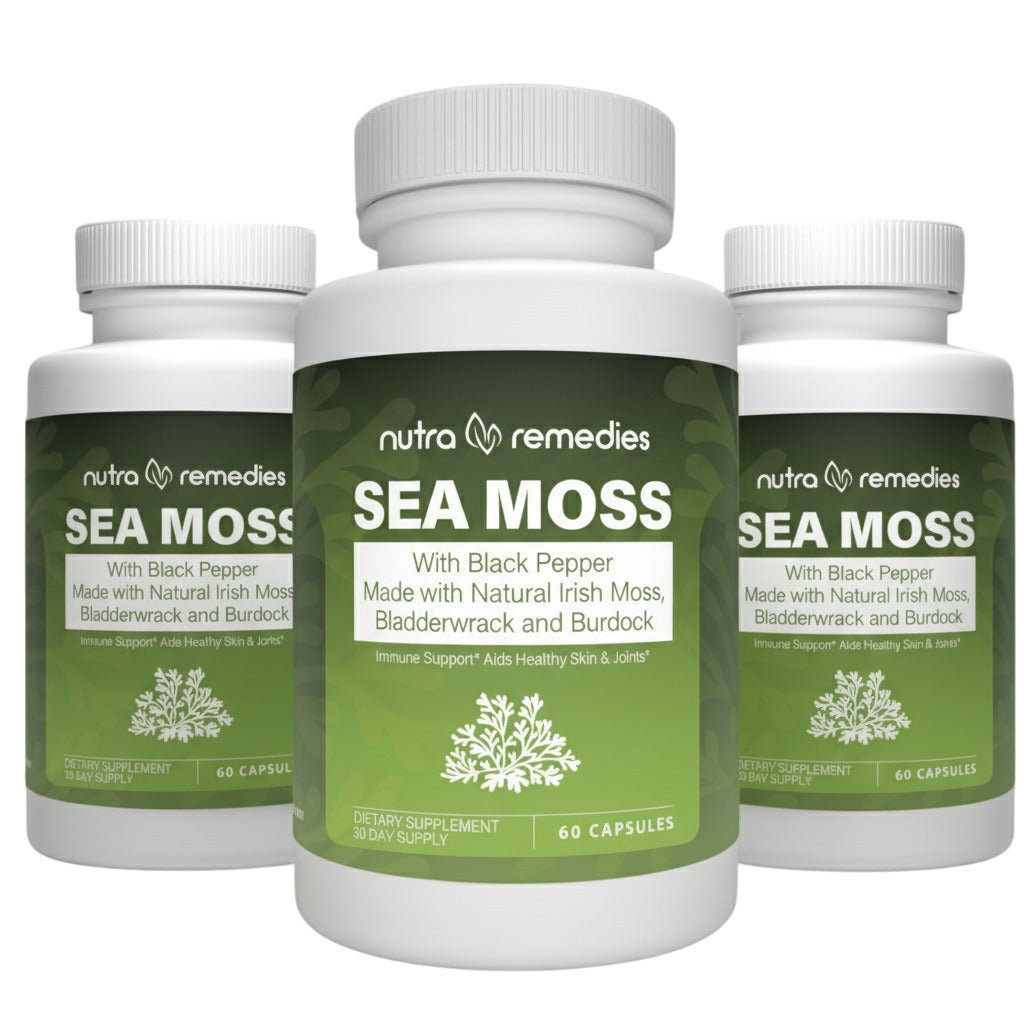 3 x Jars SEA MOSS PLUS - 180 Capsules