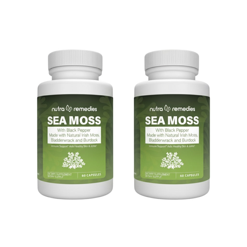 2 x Jars SEA MOSS PLUS - 120 CAPSULES
