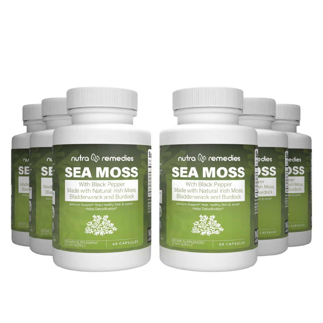6 x Jars SEA MOSS PLUS - 6 MONTH SUPPLY